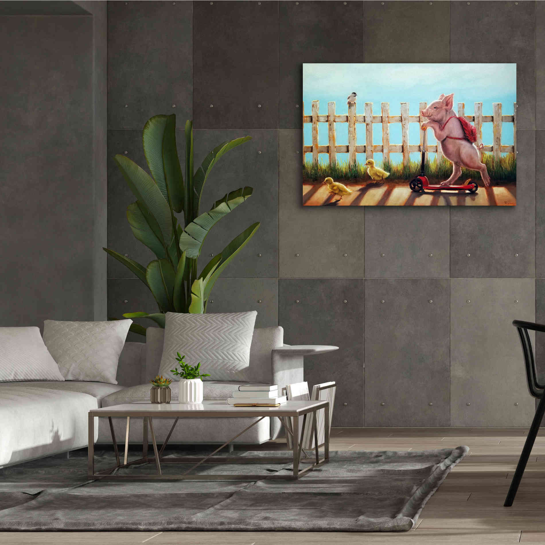 'Summer Stroll' by Lucia Heffernan, Canvas Wall Art,60x40