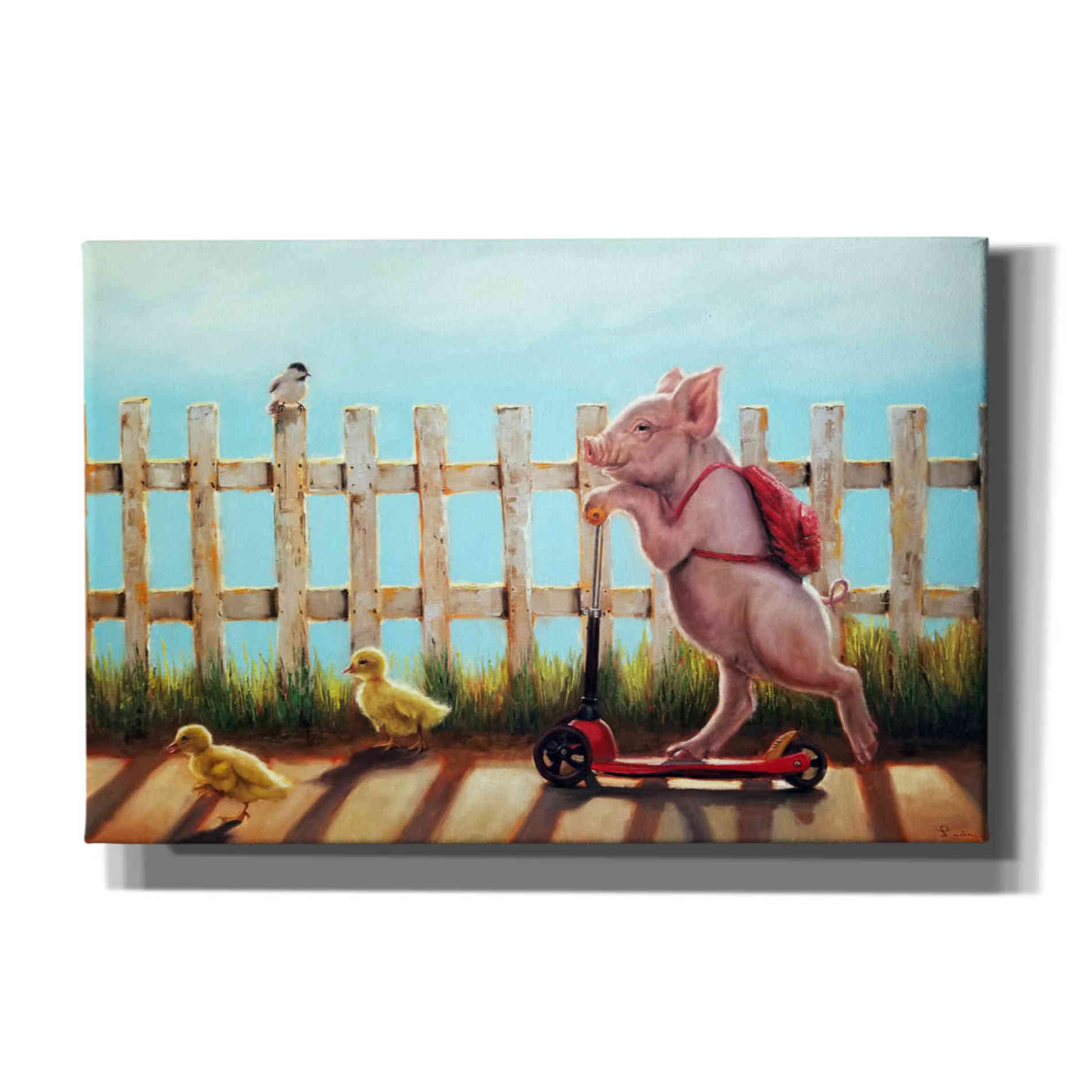 'Summer Stroll' by Lucia Heffernan, Canvas Wall Art