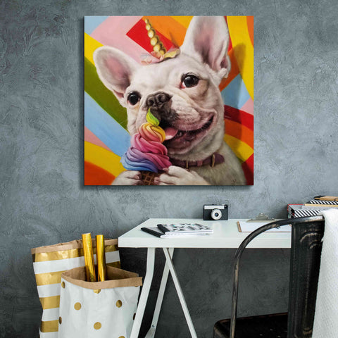 Image of 'Rainbow Party' by Lucia Heffernan, Canvas Wall Art,26x26