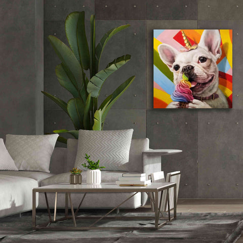 Image of 'Rainbow Party' by Lucia Heffernan, Canvas Wall Art,37x37