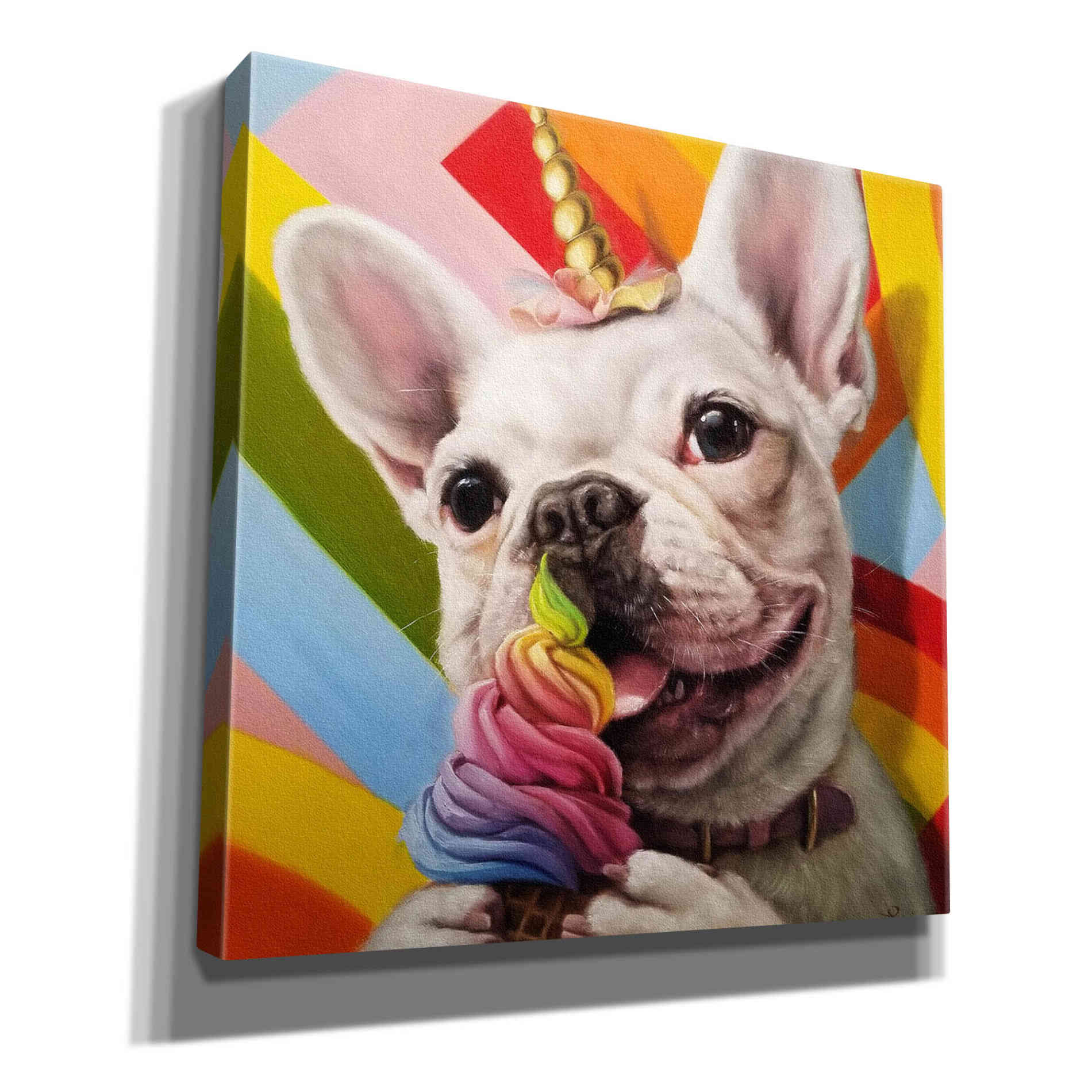 'Rainbow Party' by Lucia Heffernan, Canvas Wall Art