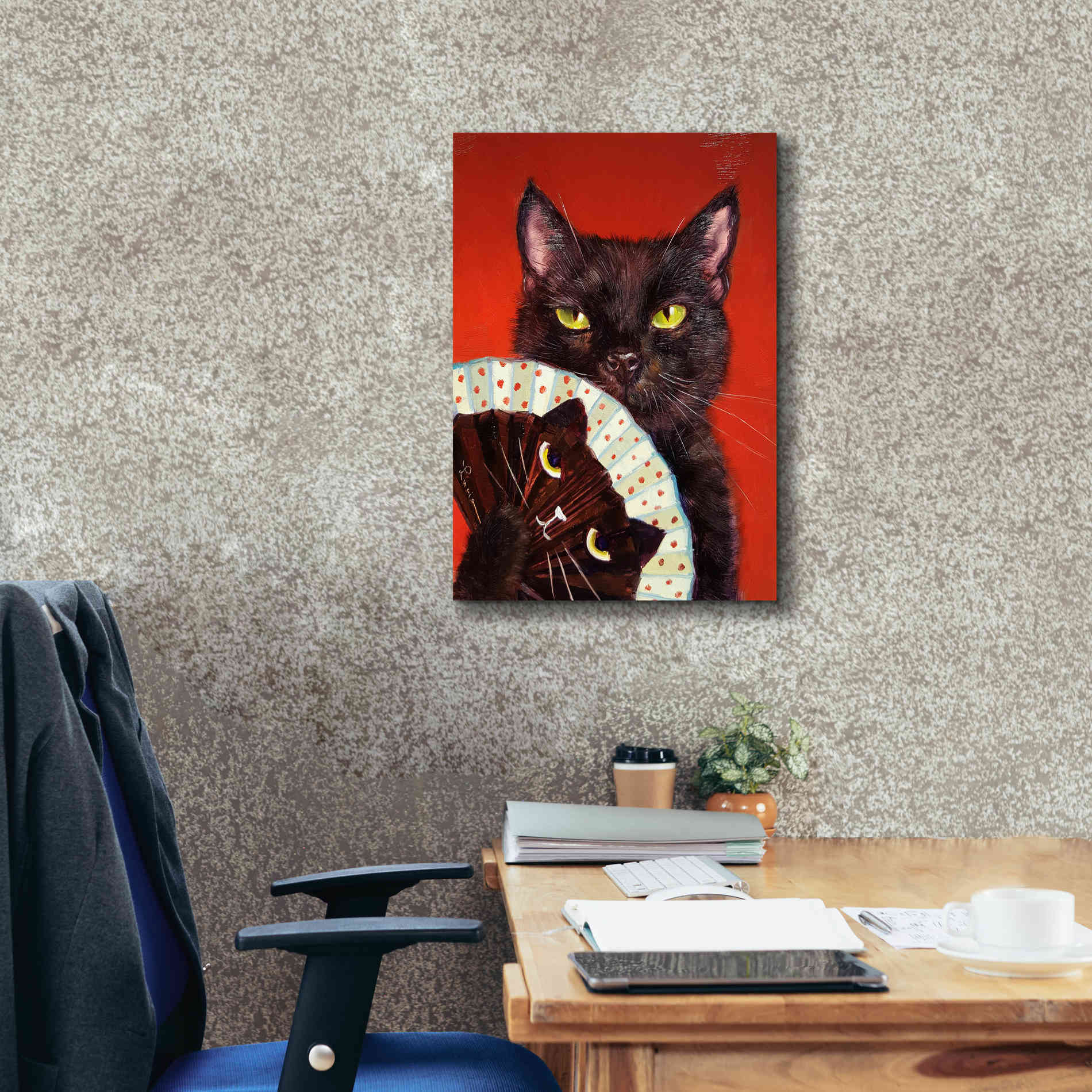 'Double Trouble' by Lucia Heffernan, Canvas Wall Art,18x26