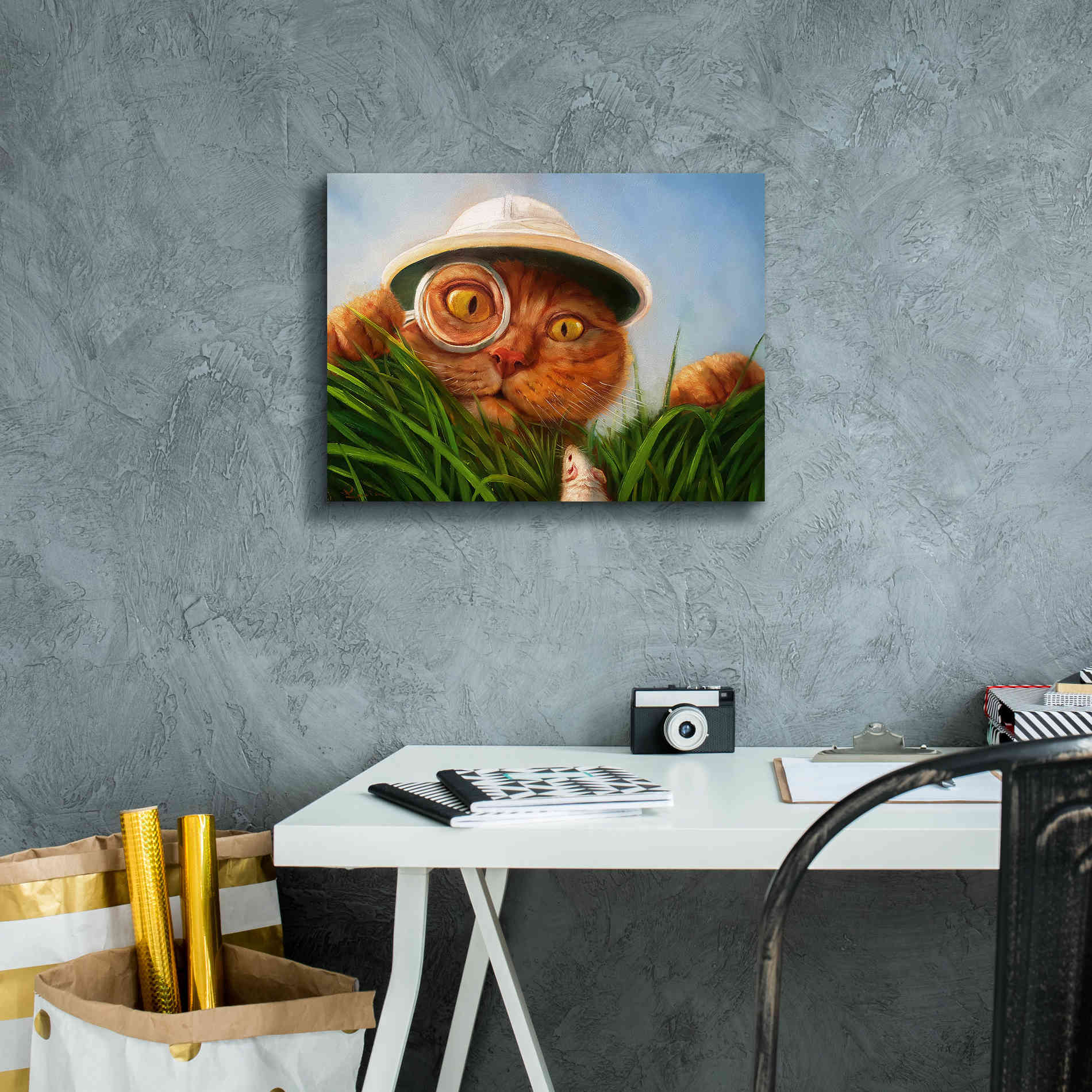 'Explorer' by Lucia Heffernan, Canvas Wall Art,16x12