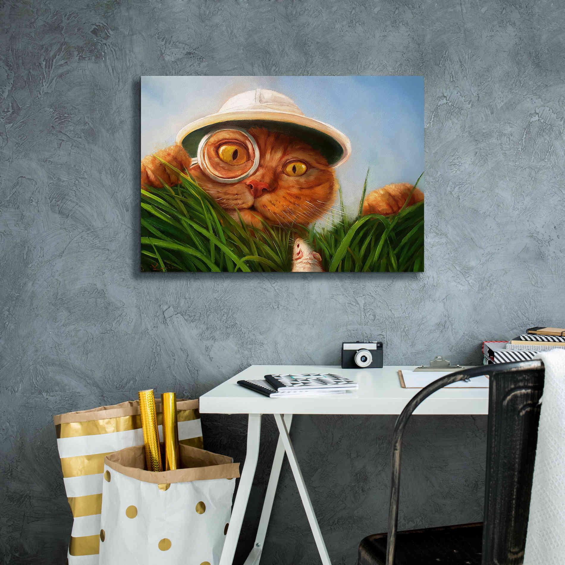 'Explorer' by Lucia Heffernan, Canvas Wall Art,26x18