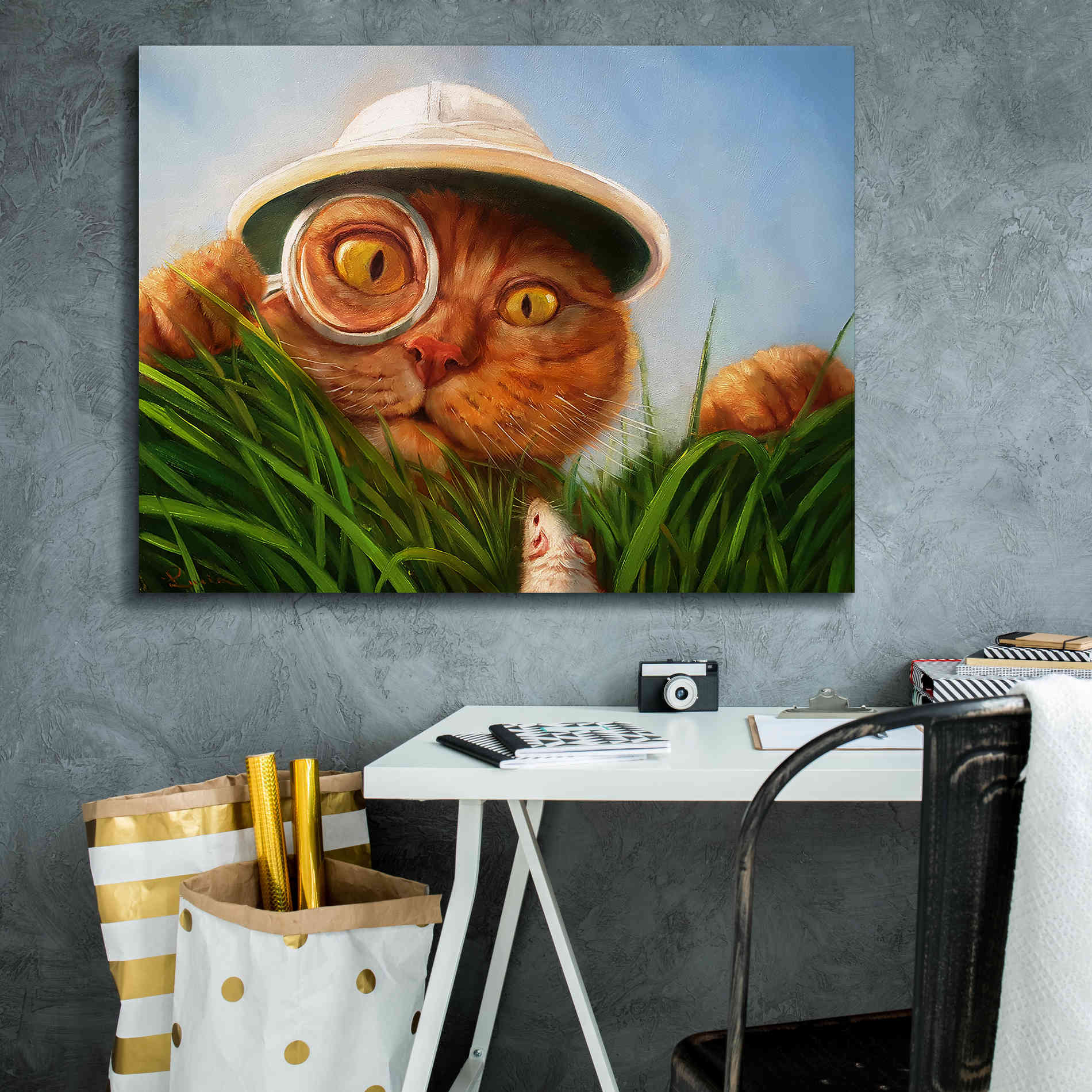 'Explorer' by Lucia Heffernan, Canvas Wall Art,34x26