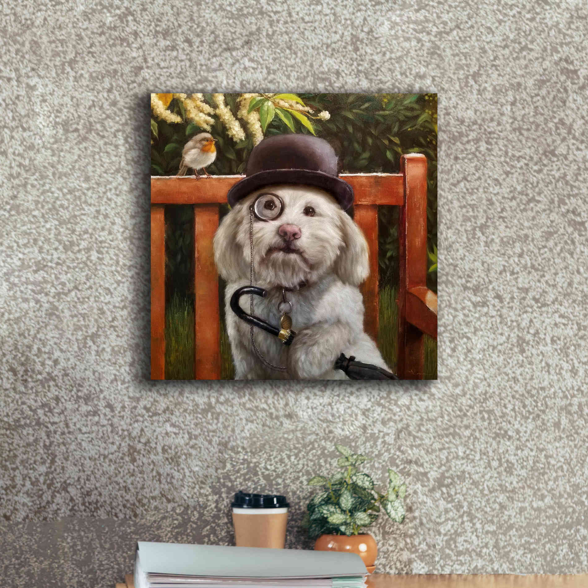 'Alfie' by Lucia Heffernan, Canvas Wall Art,18x18