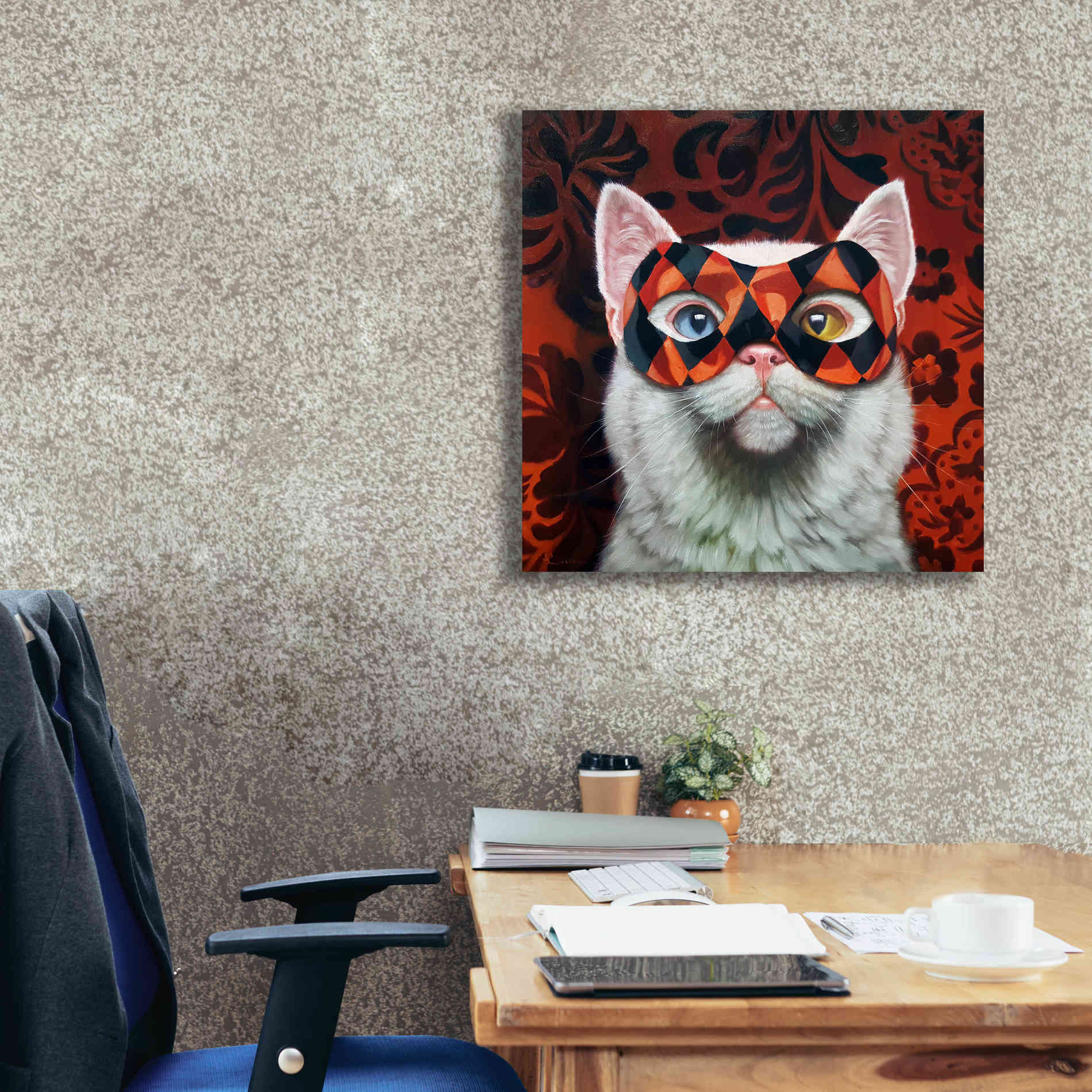 'Enigma' by Lucia Heffernan, Canvas Wall Art,26x26