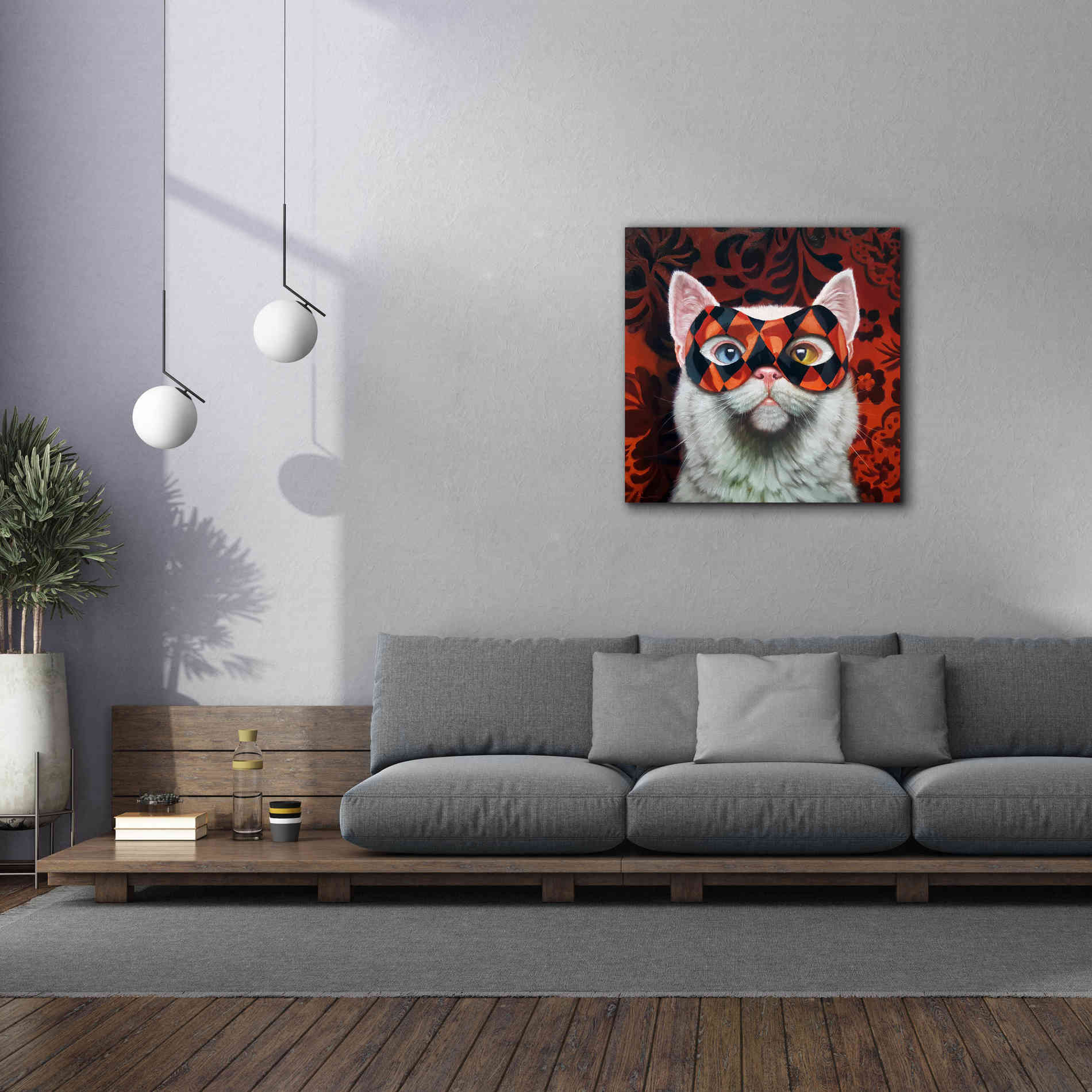 'Enigma' by Lucia Heffernan, Canvas Wall Art,37x37