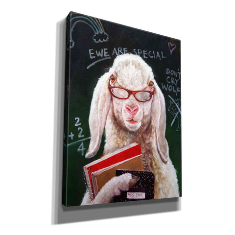 Image of 'Back to School - Mrs. Ewe' by Lucia Heffernan, Canvas Wall Art