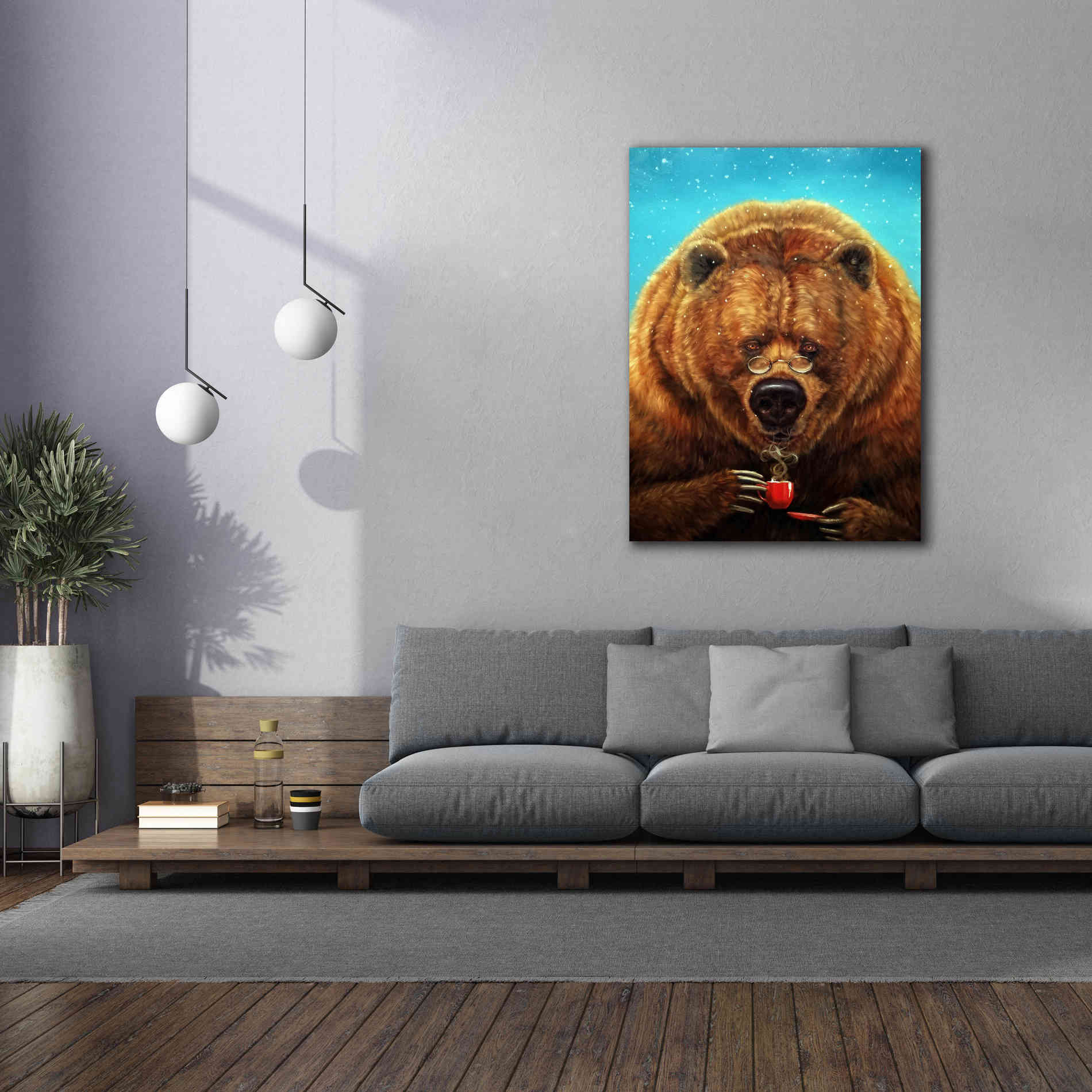 'Civilized' by Lucia Heffernan, Canvas Wall Art,40x54