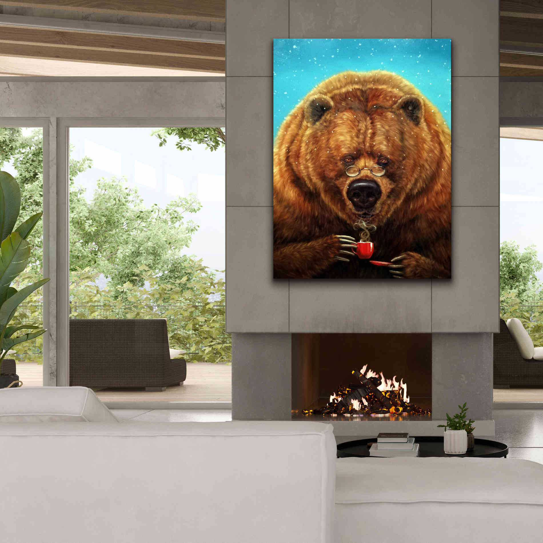 'Civilized' by Lucia Heffernan, Canvas Wall Art,40x54