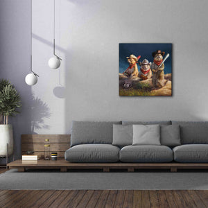 'Amarillo Sod Poodles' by Lucia Heffernan, Canvas Wall Art,37x37