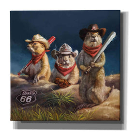 'Amarillo Sod Poodles' by Lucia Heffernan, Canvas Wall Art