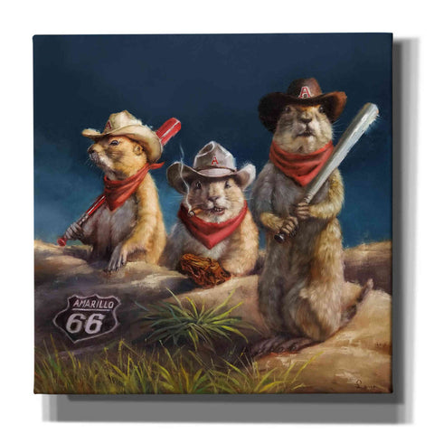 Image of 'Amarillo Sod Poodles' by Lucia Heffernan, Canvas Wall Art