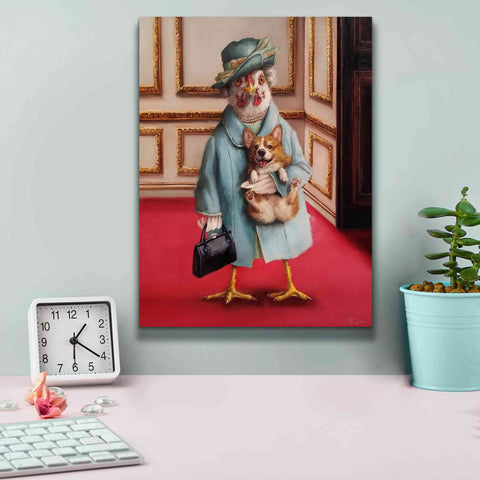 Image of 'Her Majesty' by Lucia Heffernan, Canvas Wall Art,12x16