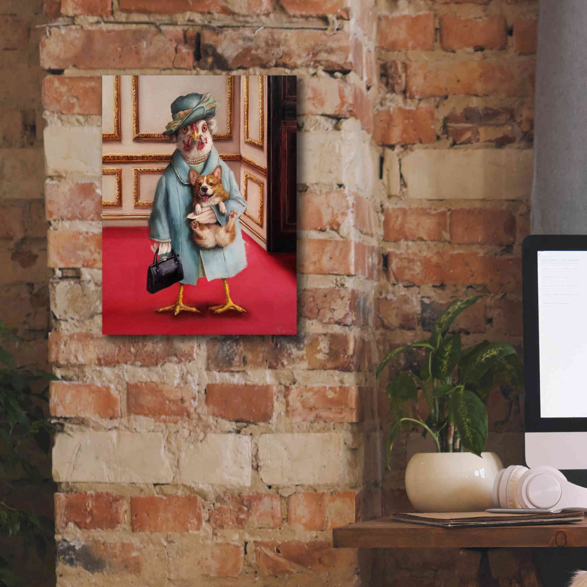 'Her Majesty' by Lucia Heffernan, Canvas Wall Art,12x16