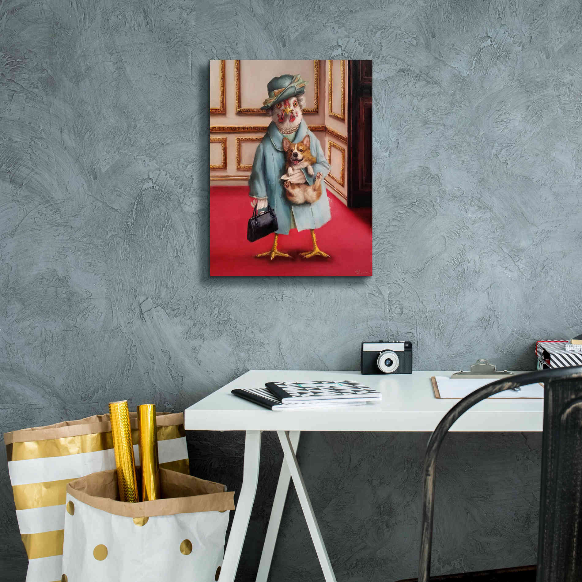 'Her Majesty' by Lucia Heffernan, Canvas Wall Art,12x16