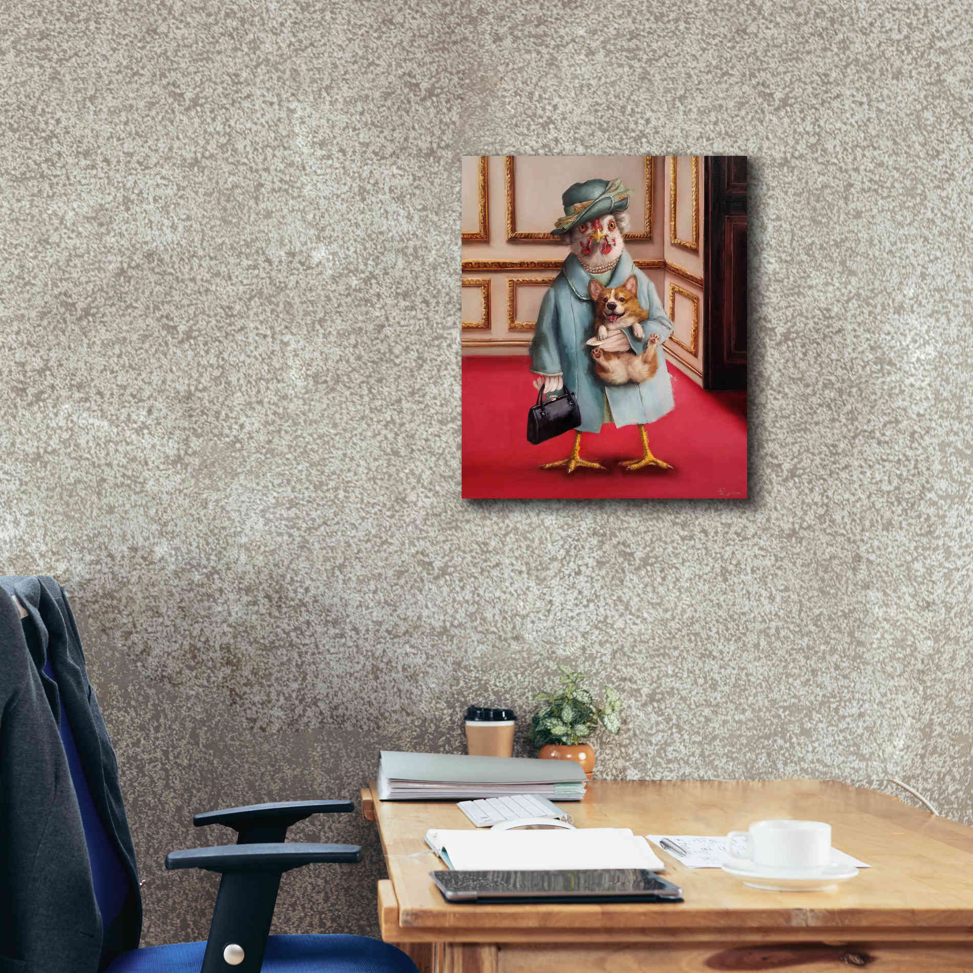 'Her Majesty' by Lucia Heffernan, Canvas Wall Art,20x24