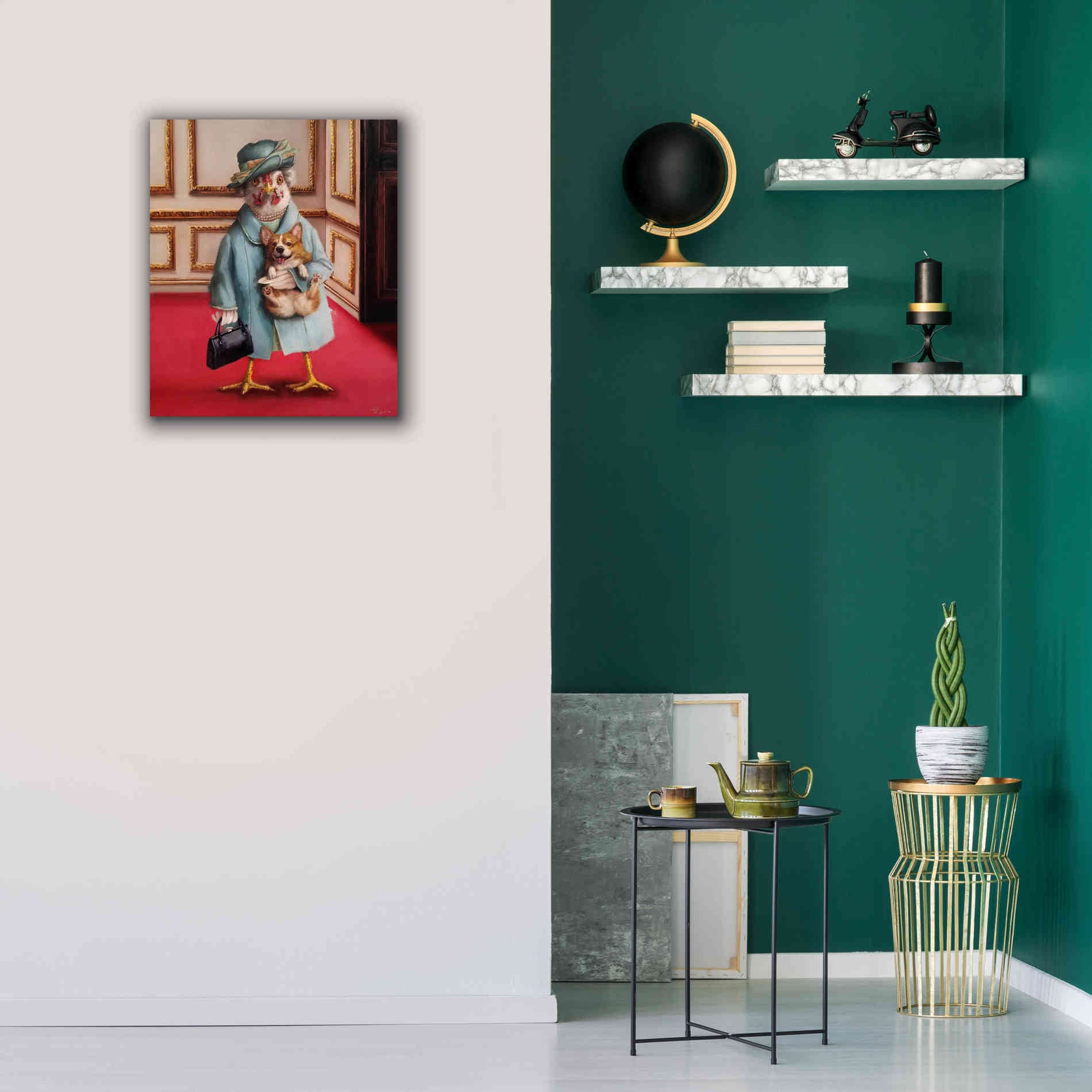 'Her Majesty' by Lucia Heffernan, Canvas Wall Art,20x24