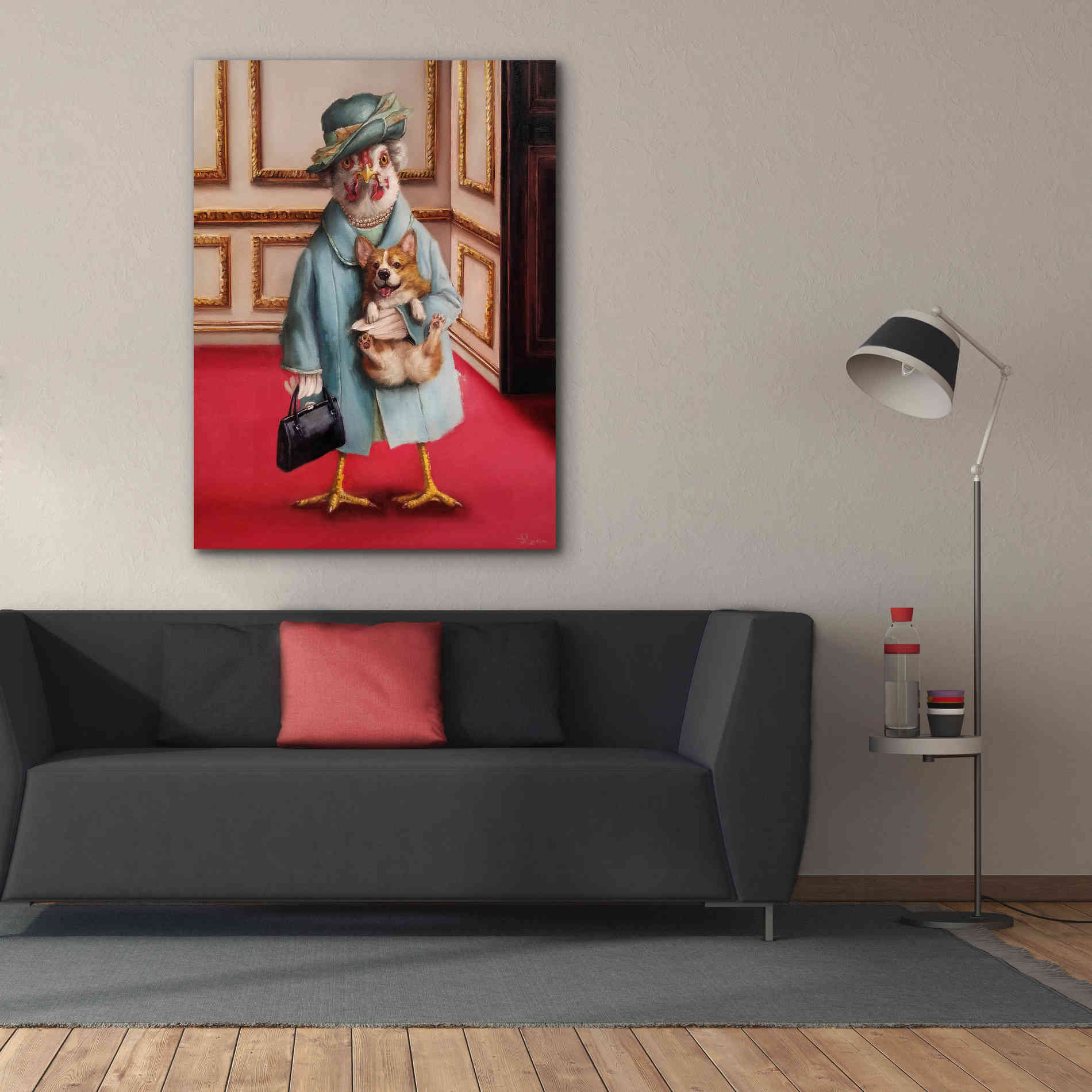 'Her Majesty' by Lucia Heffernan, Canvas Wall Art,40x54