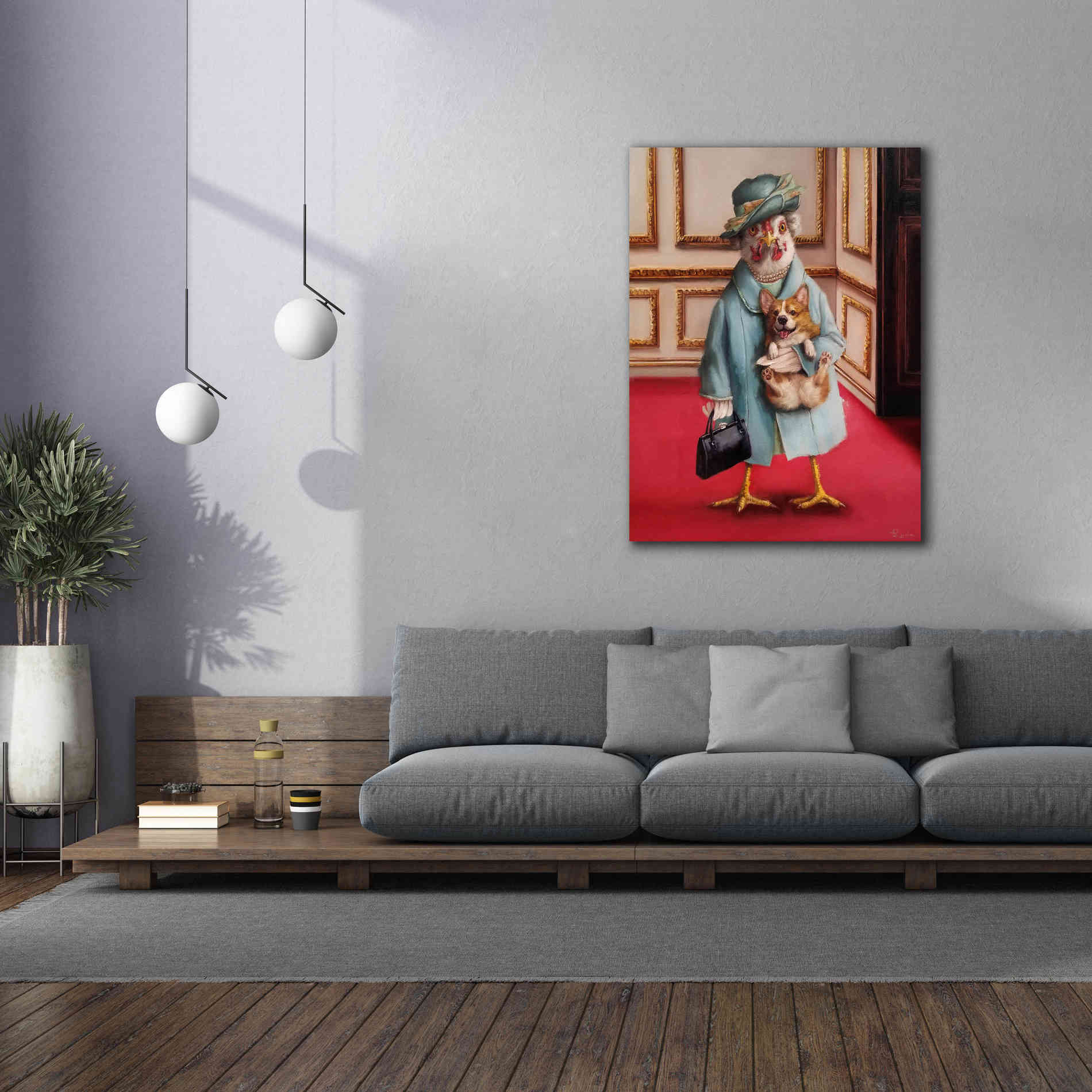 'Her Majesty' by Lucia Heffernan, Canvas Wall Art,40x54