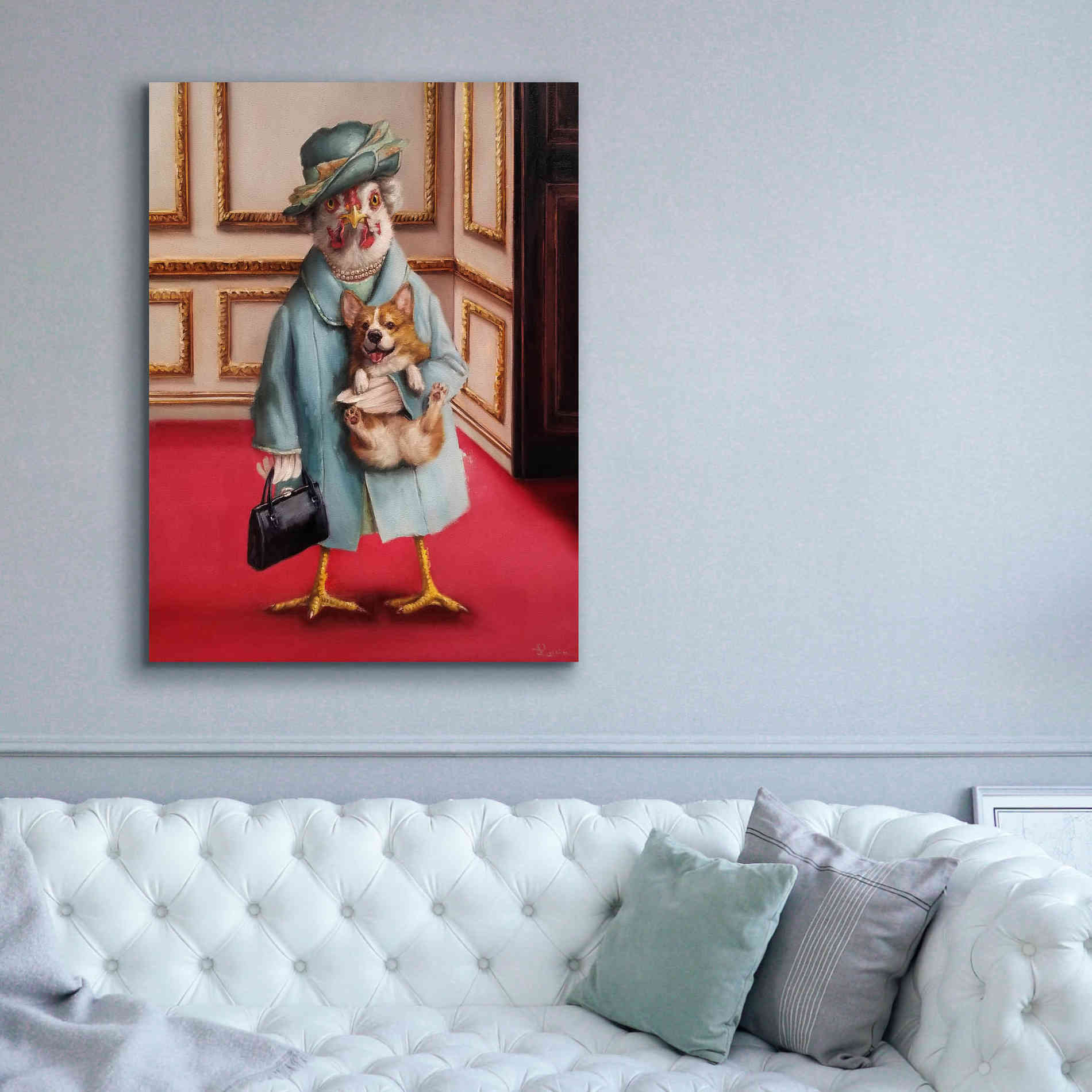'Her Majesty' by Lucia Heffernan, Canvas Wall Art,40x54