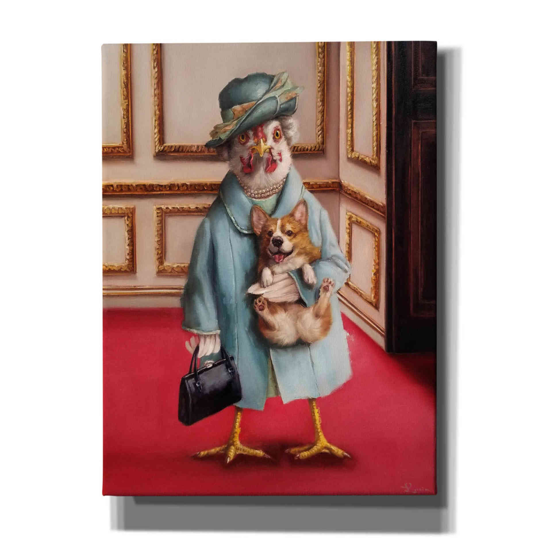 'Her Majesty' by Lucia Heffernan, Canvas Wall Art