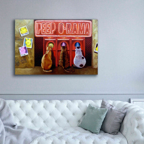 Image of 'Peepshow' by Lucia Heffernan, Canvas Wall Art,60x40