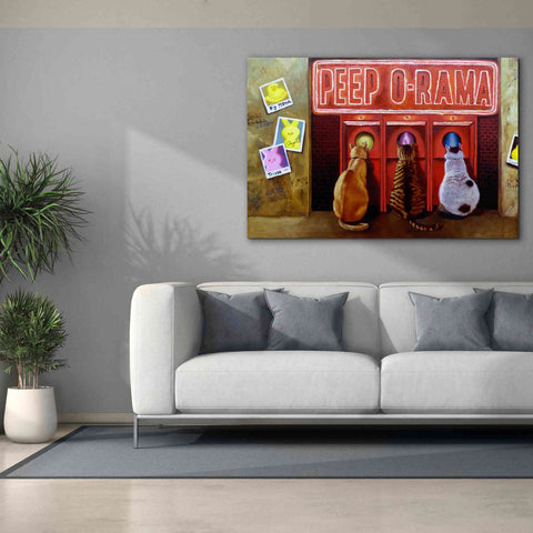 Image of 'Peepshow' by Lucia Heffernan, Canvas Wall Art,60x40
