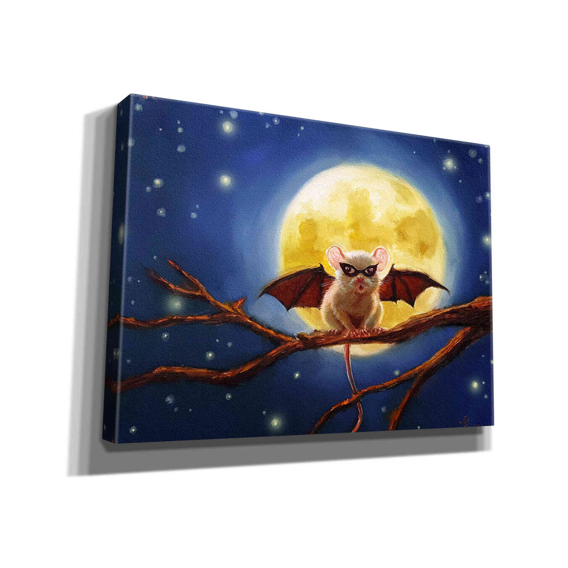 'Fledemaus' by Lucia Heffernan, Canvas Wall Art