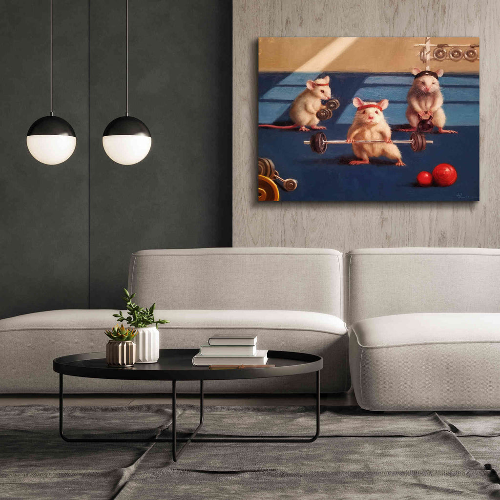 Gym Rats by Lucia Heffernan Canvas Wall Art -  Portugal