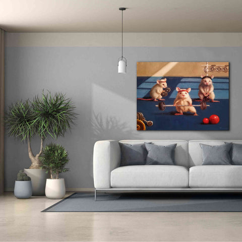Image of 'Gym Rats' by Lucia Heffernan, Canvas Wall Art,54x40