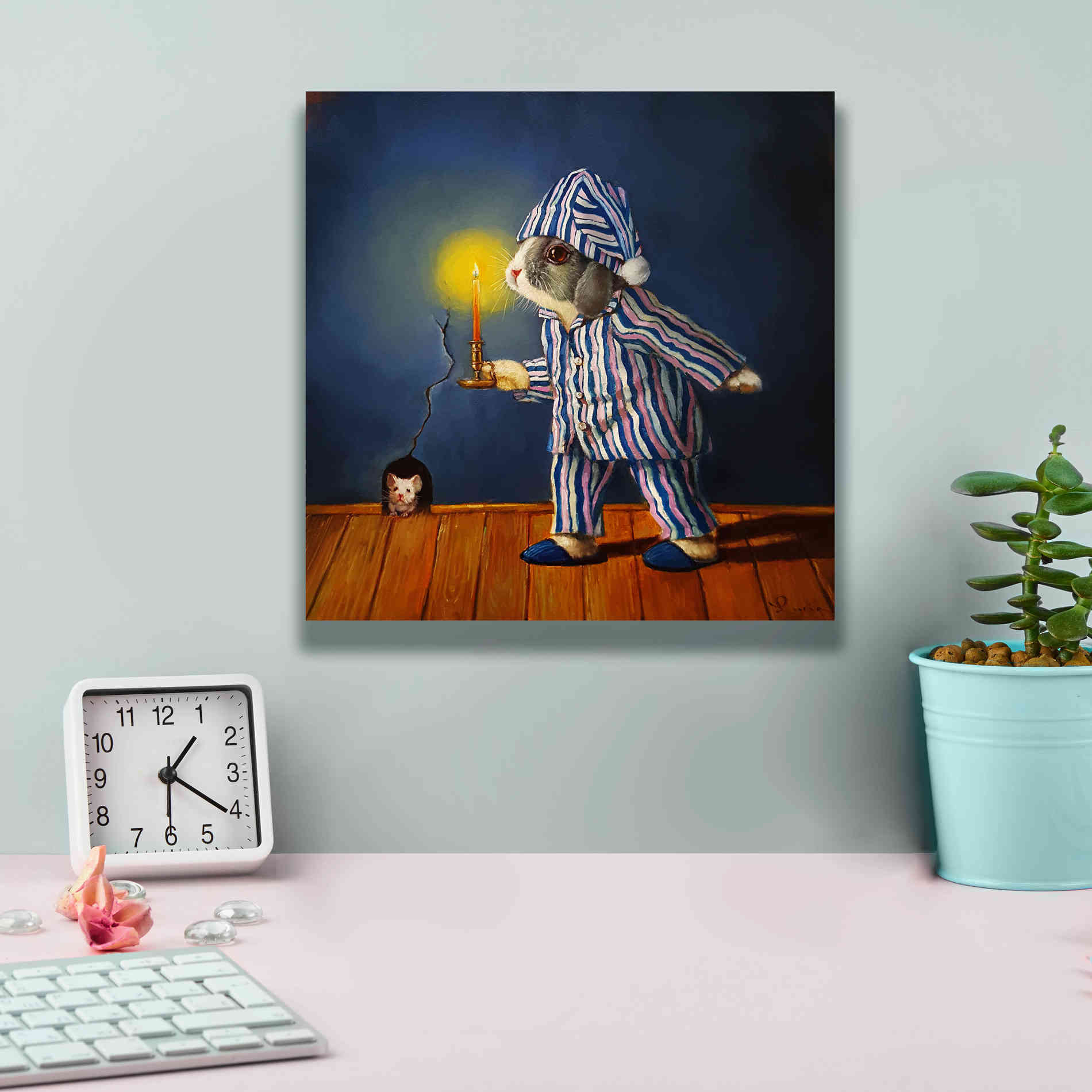 'The Night Before Xmas' by Lucia Heffernan, Canvas Wall Art,12x12
