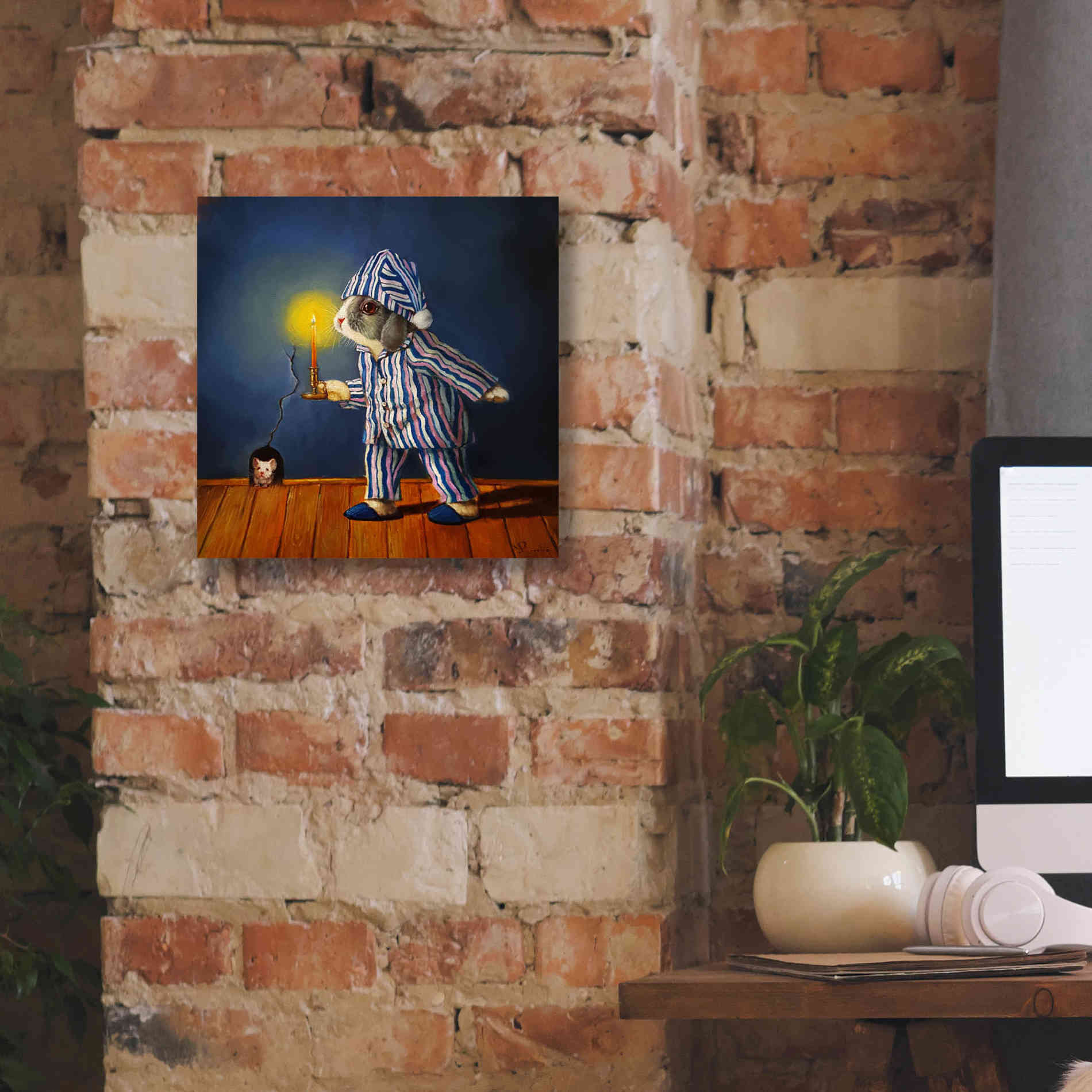 'The Night Before Xmas' by Lucia Heffernan, Canvas Wall Art,12x12