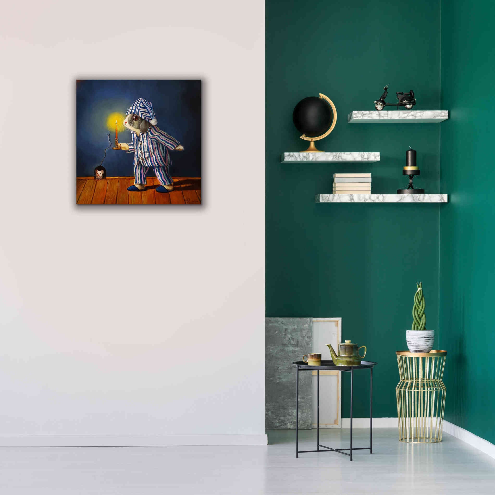 'The Night Before Xmas' by Lucia Heffernan, Canvas Wall Art,26x26