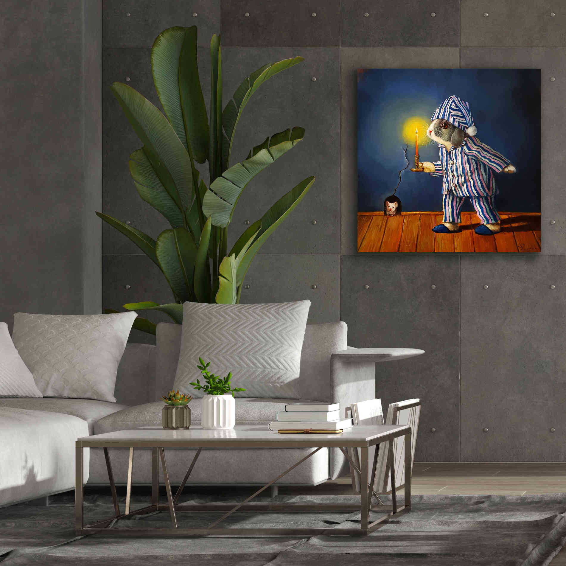 'The Night Before Xmas' by Lucia Heffernan, Canvas Wall Art,37x37