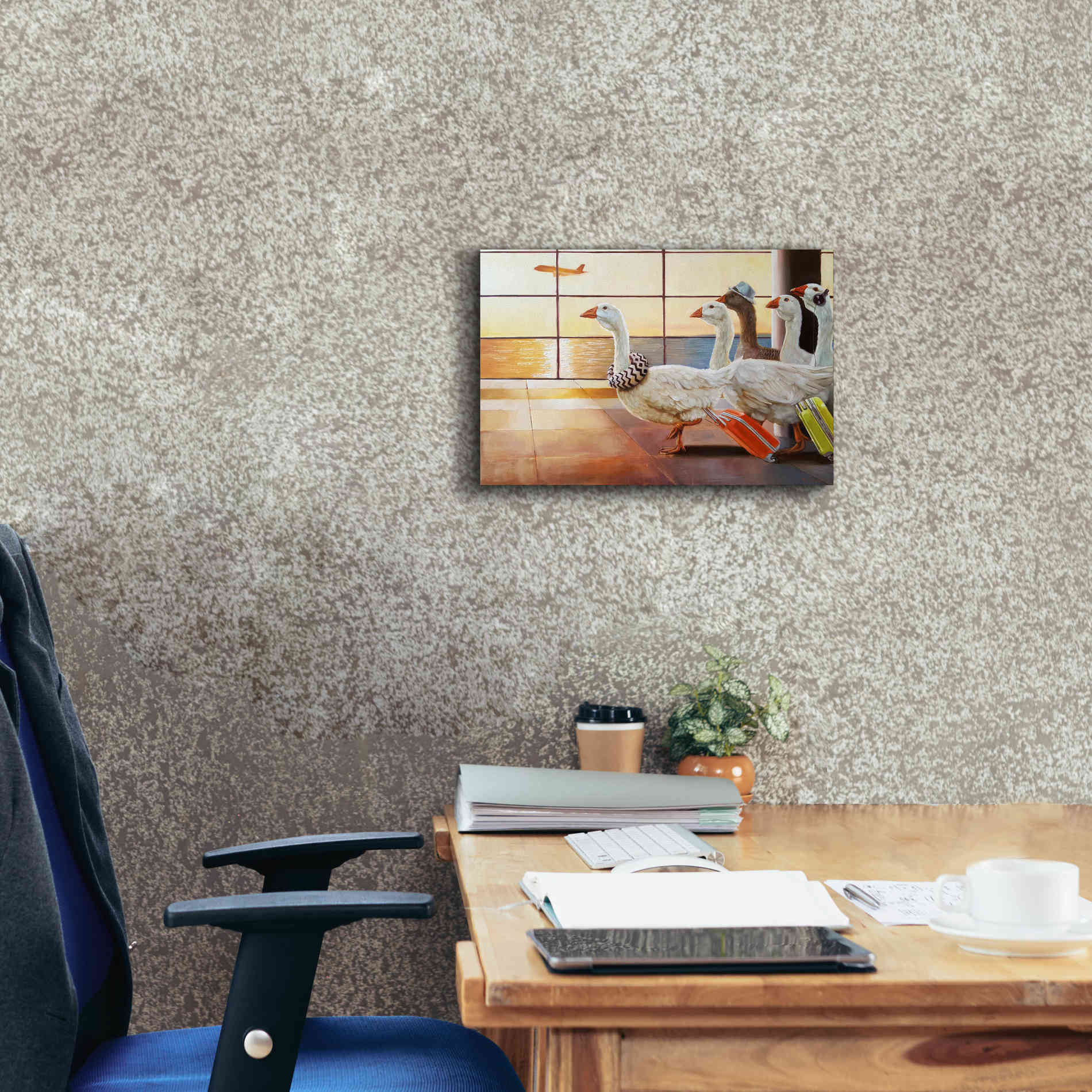 'First Class Migration' by Lucia Heffernan, Canvas Wall Art,18x12