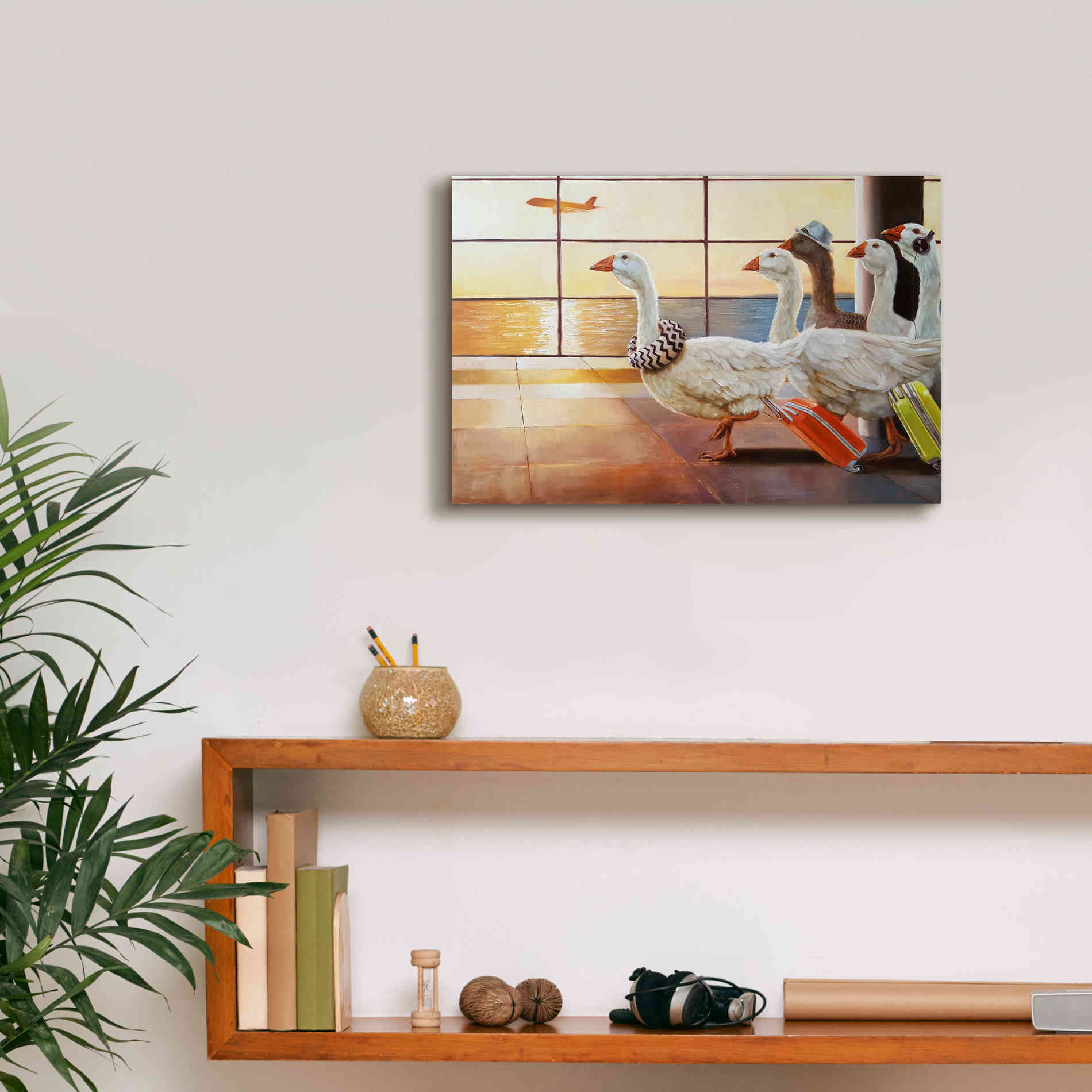 'First Class Migration' by Lucia Heffernan, Canvas Wall Art,18x12