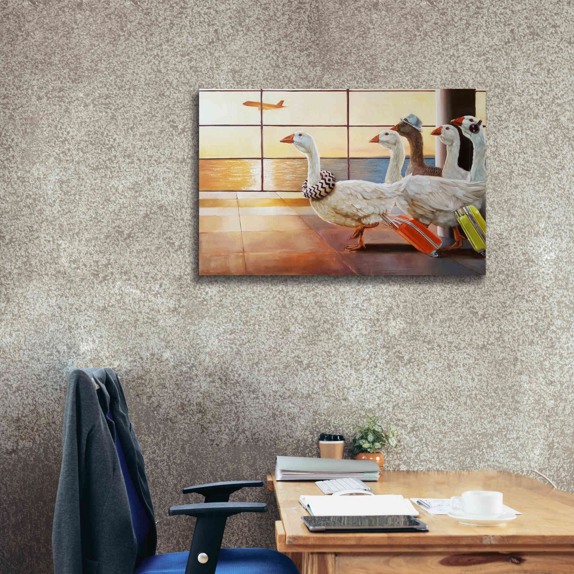 'First Class Migration' by Lucia Heffernan, Canvas Wall Art,40x26