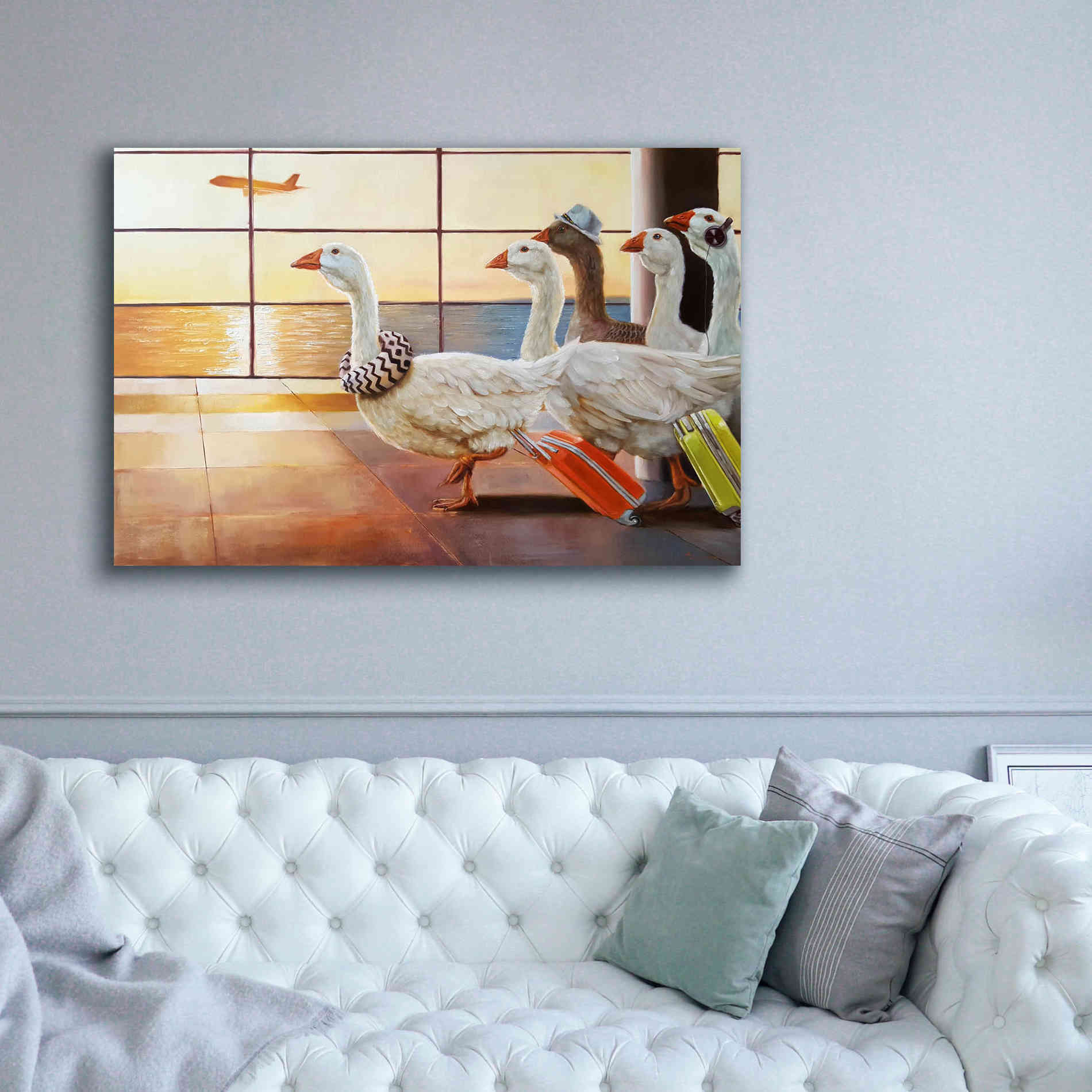 'First Class Migration' by Lucia Heffernan, Canvas Wall Art,60x40