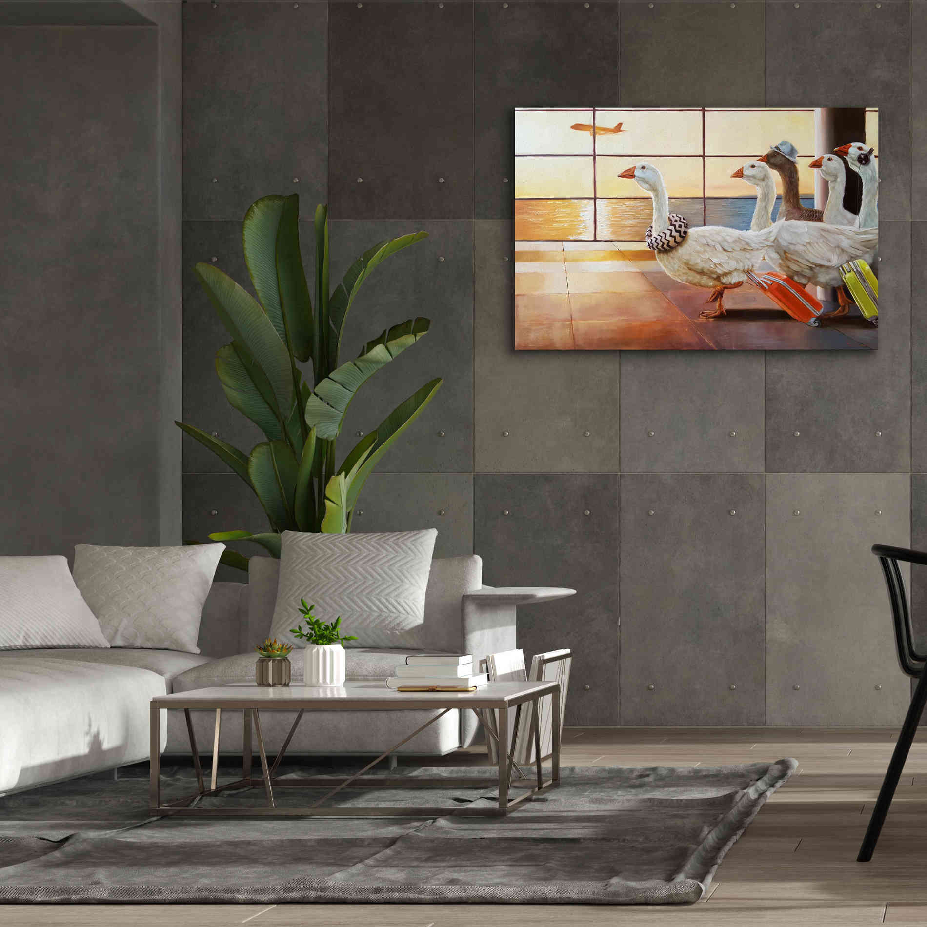 'First Class Migration' by Lucia Heffernan, Canvas Wall Art,60x40