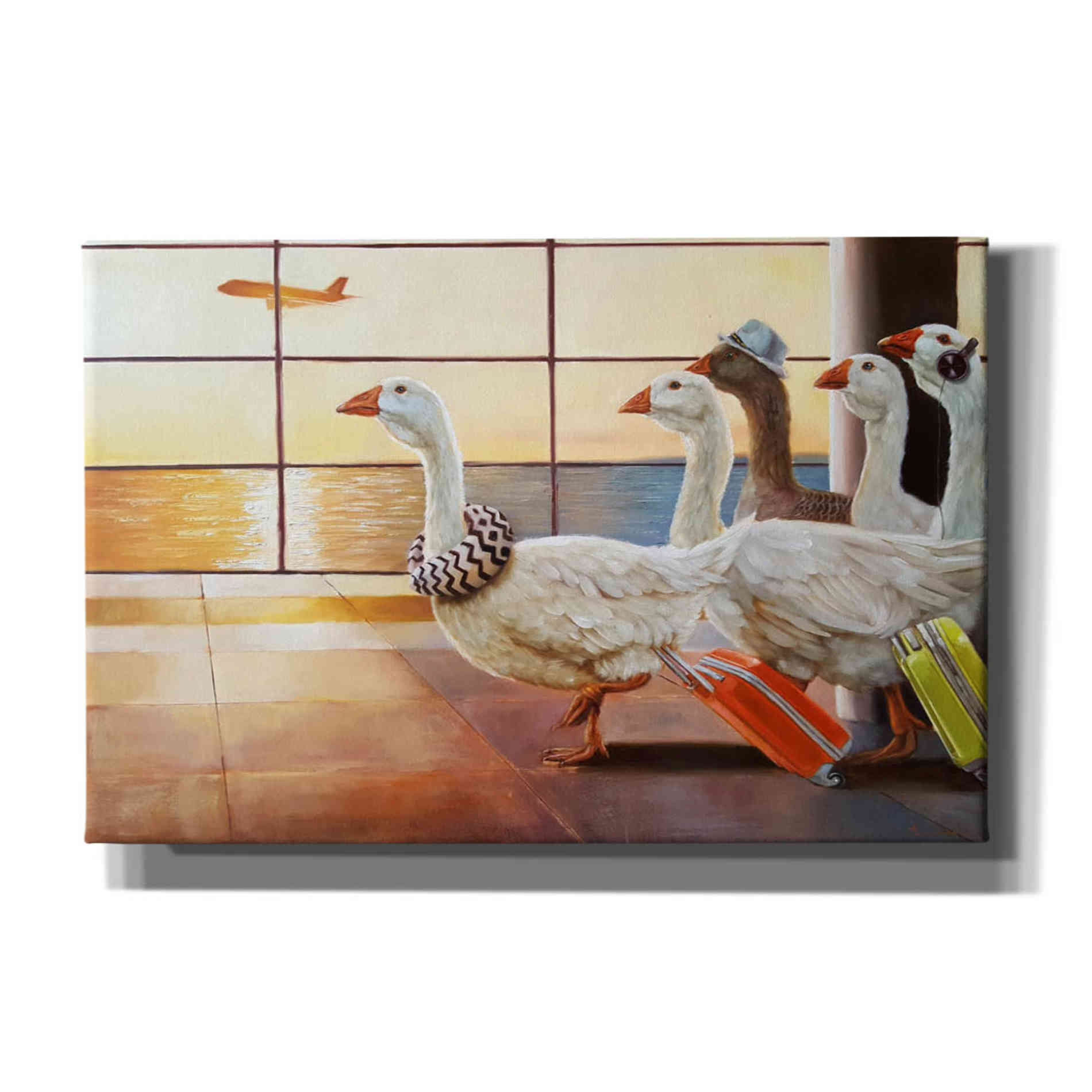 'First Class Migration' by Lucia Heffernan, Canvas Wall Art