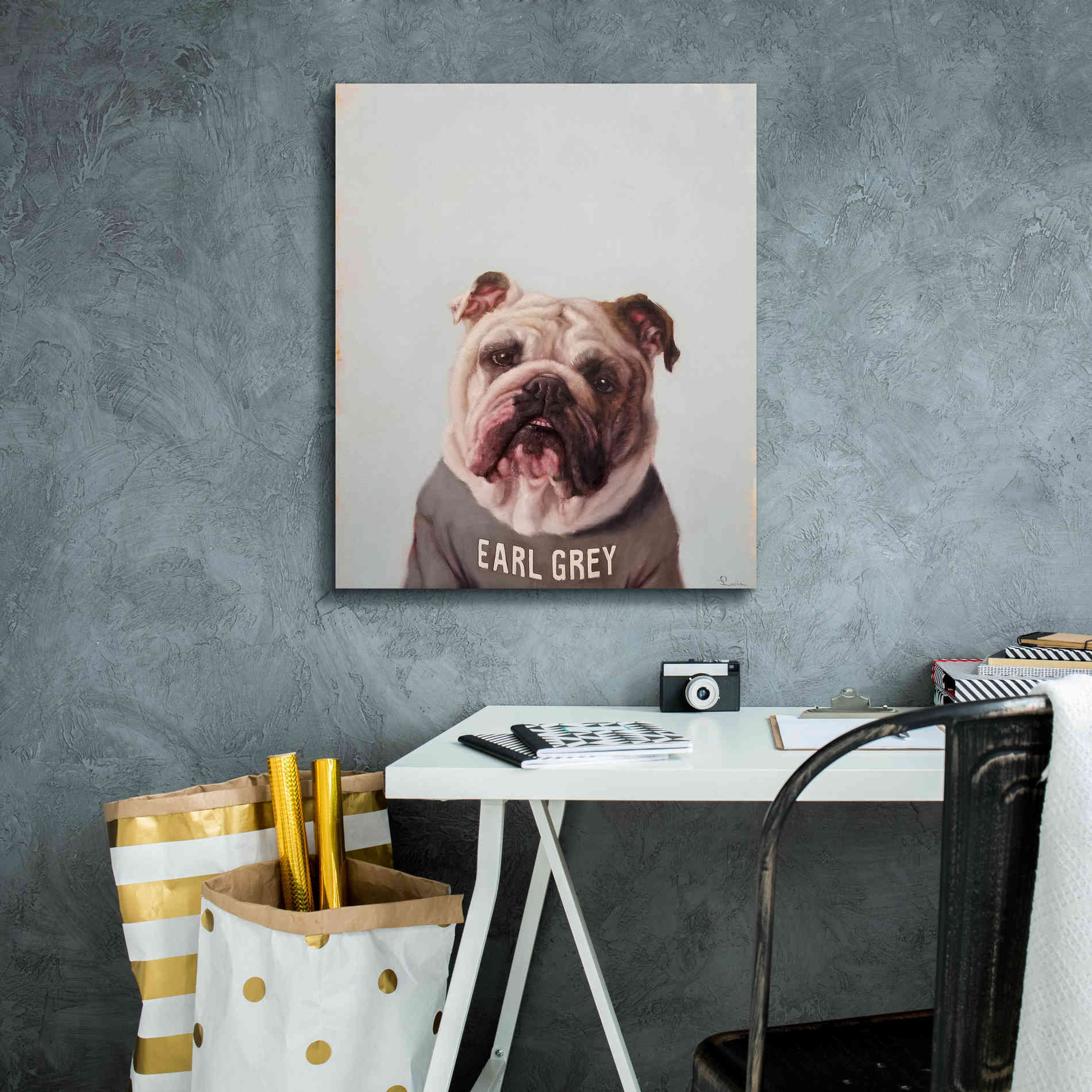 'Earl Gray' by Lucia Heffernan, Canvas Wall Art,20x24