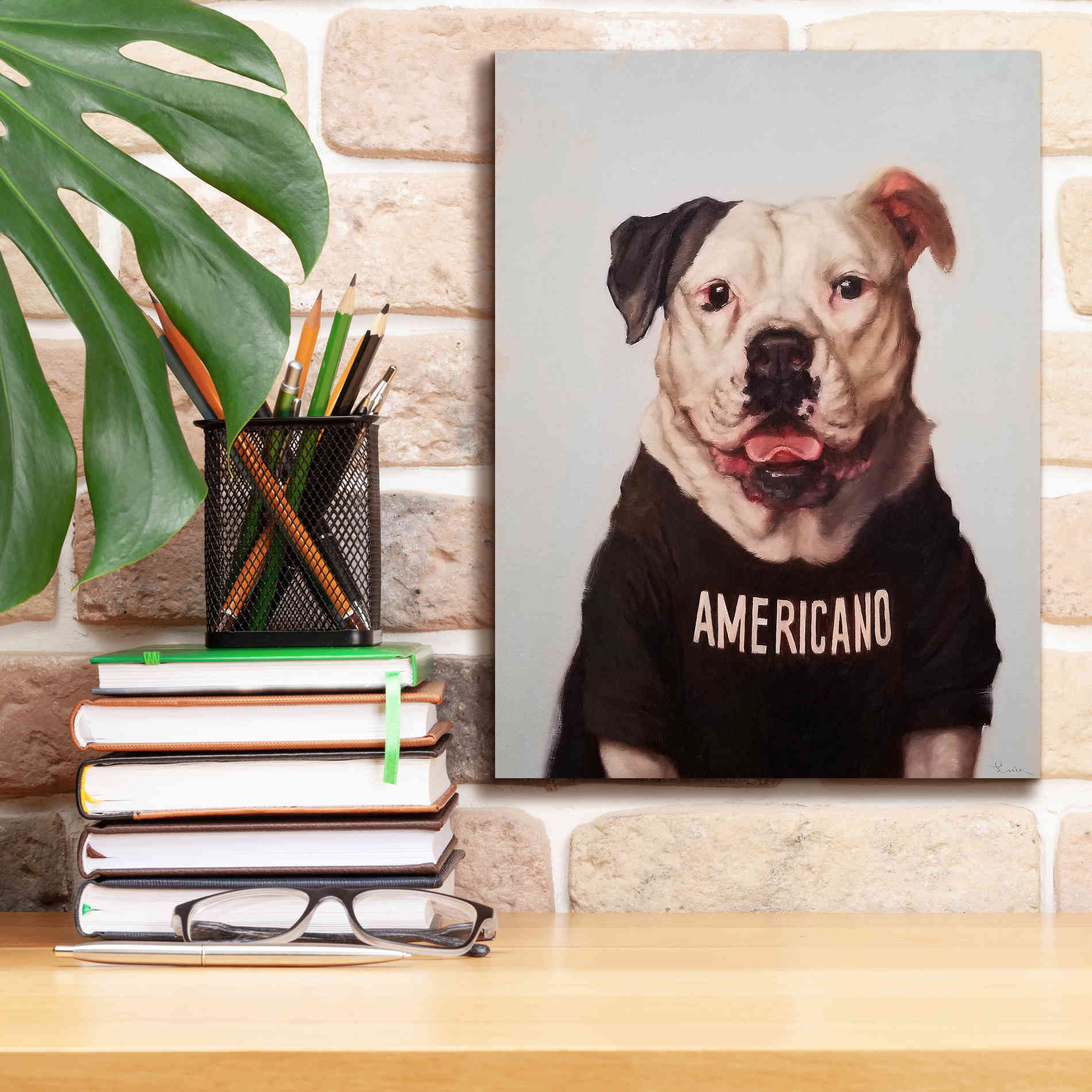 'Americano' by Lucia Heffernan, Canvas Wall Art,12x16