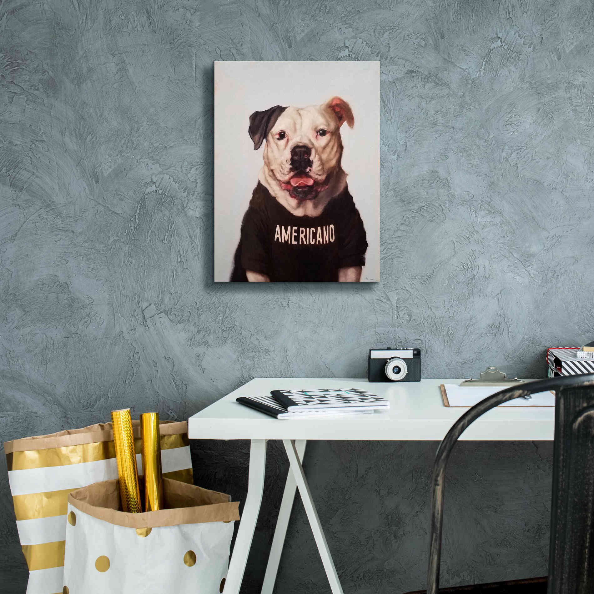 'Americano' by Lucia Heffernan, Canvas Wall Art,12x16