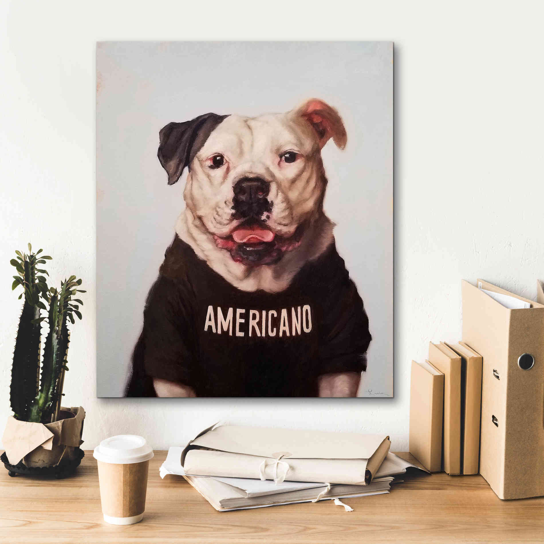 'Americano' by Lucia Heffernan, Canvas Wall Art,20x24