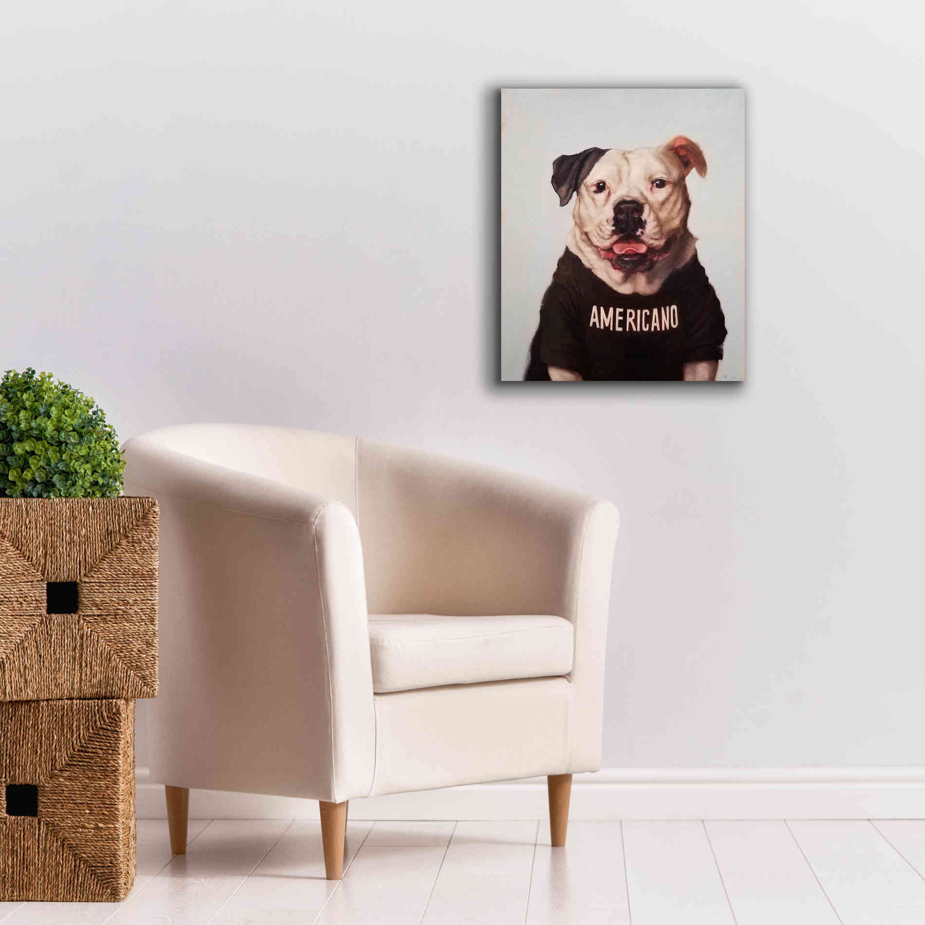 'Americano' by Lucia Heffernan, Canvas Wall Art,20x24