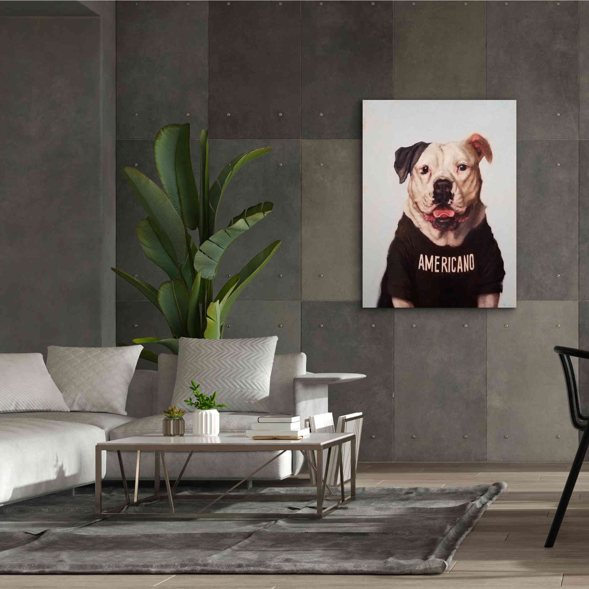 'Americano' by Lucia Heffernan, Canvas Wall Art,40x54