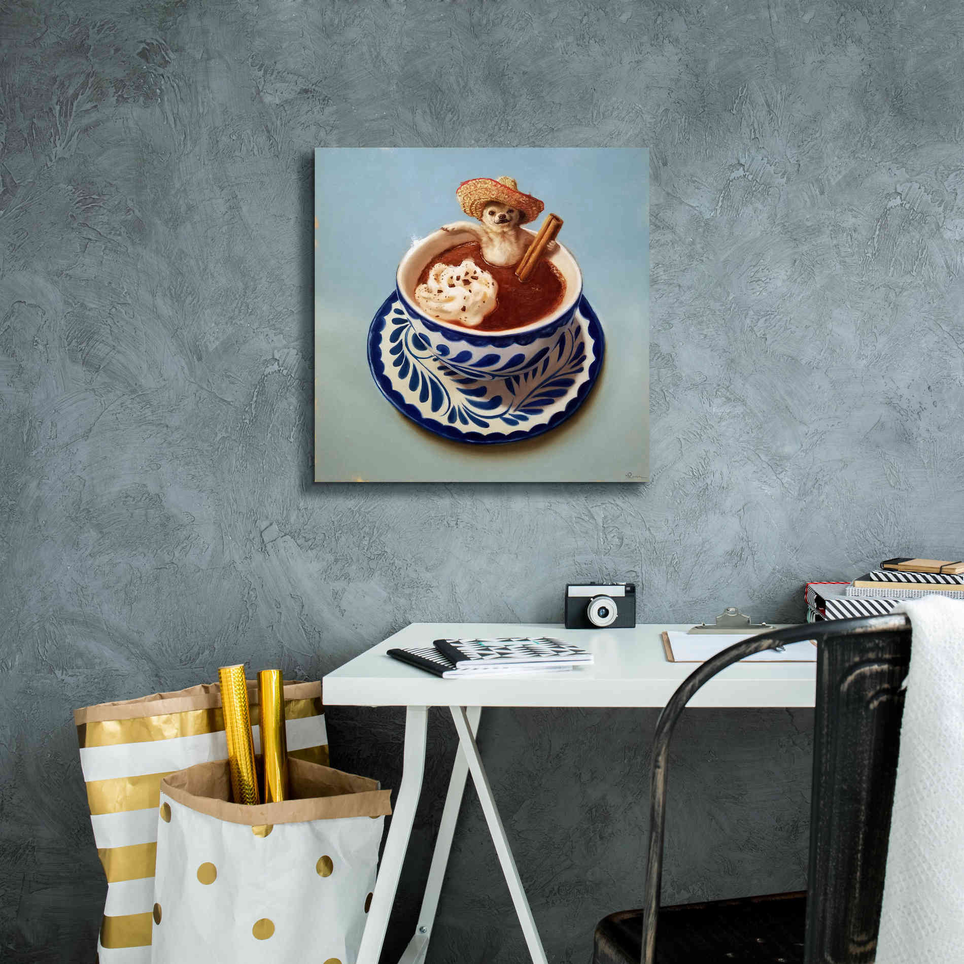 'Mexican Hot Chocolate' by Lucia Heffernan, Canvas Wall Art,18x18