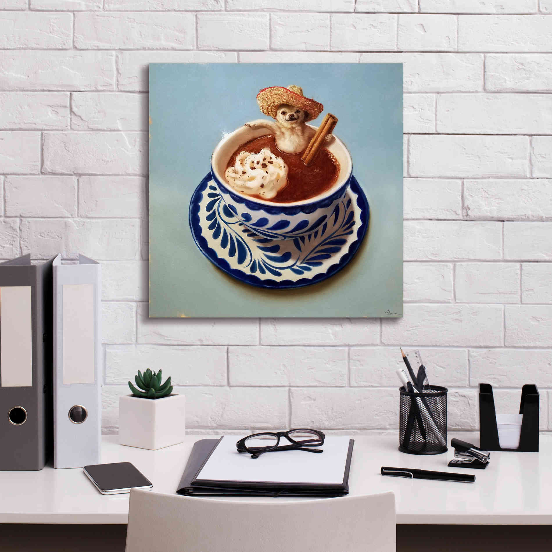 'Mexican Hot Chocolate' by Lucia Heffernan, Canvas Wall Art,18x18